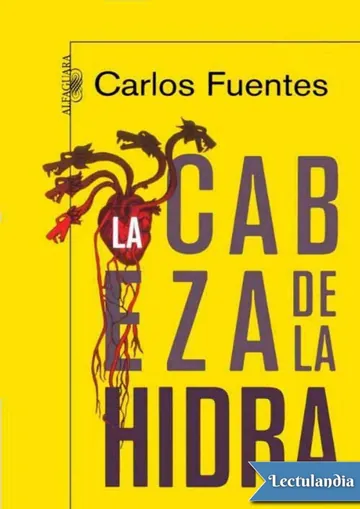 La Cabeza de la Hidra de Carlos Fuentes, portada del libro