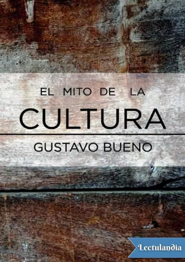 El mito de la cultura de Gustavo Bueno, portada del libro