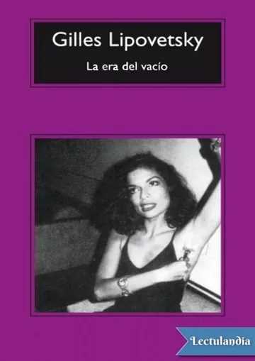 La era del vacío de Gilles Lipovetsky, portada del libro