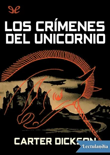Los crímenes del unicornio de Carter Dickson, portada del libro