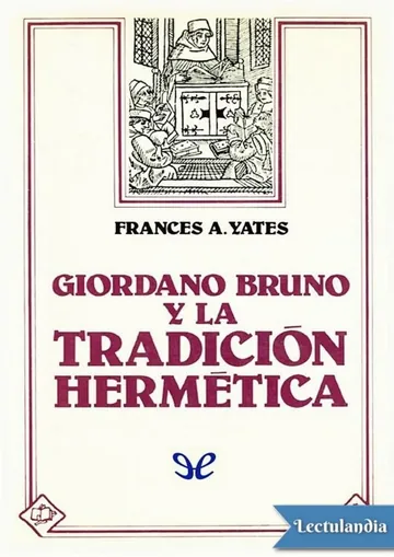 Giordano Bruno y la tradición hermética de Frances Yates, portada del libro