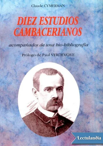 Diez estudios cambacerianos de Claude Cymerman, portada del libro