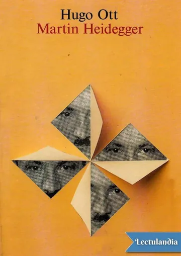Martin Heidegger de Hugo Ott, portada del libro