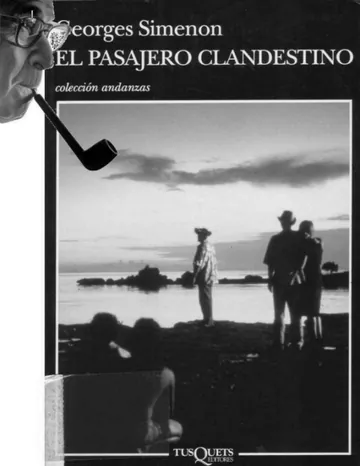 El pasajero clandestino de Georges Simenon, portada del libro