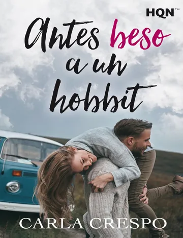 Antes beso a un hobbit de Carla Crespo, portada del libro