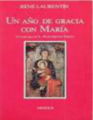 Un año de gracia con María de Rene Laurentin, portada del libro