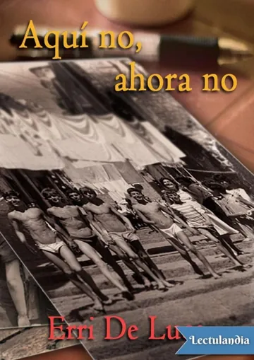 Aquí no, ahora no de Erri De Luca, portada del libro
