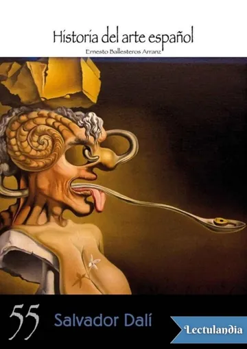 Salvador Dalí de Ernesto Ballesteros Arranz, portada del libro
