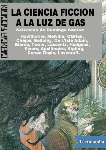 La ciencia ficción a la luz de gas de Domingo Santos, portada del libro