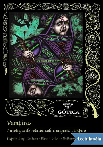 Vampiras. Antología de relatos sobre mujeres vampiro de AA. VV., portada del libro