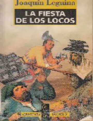 La fiesta de los locos de Joaquin Leguina, portada del libro