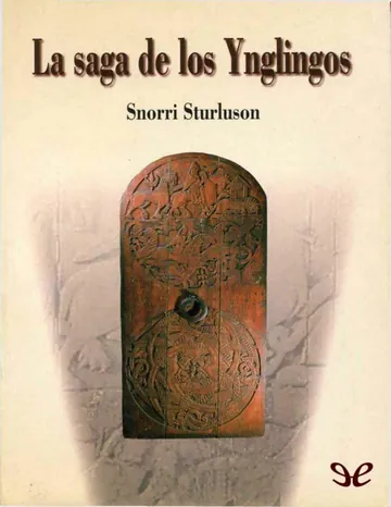 La saga de los Ynglingos de Snorri Sturluson, portada del libro