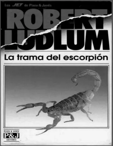 La trama del escorpion de Robert Ludlum, portada del libro