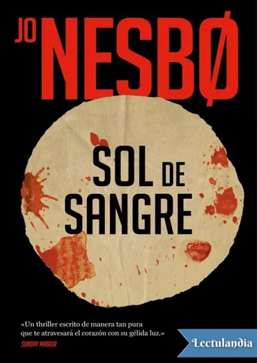 Sol de sangre de Jo Nesbø, portada del libro