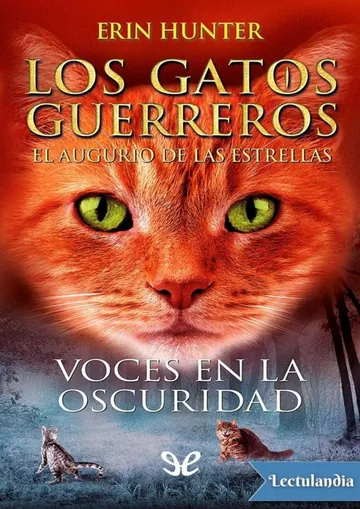 Voces en la oscuridad de Erin Hunter, portada del libro