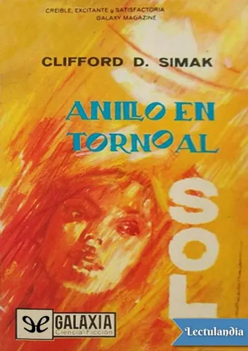 Anillo en torno al sol de Clifford D. Simak, portada del libro