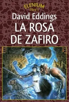 La rosa de zafiro de David Eddings, portada del libro