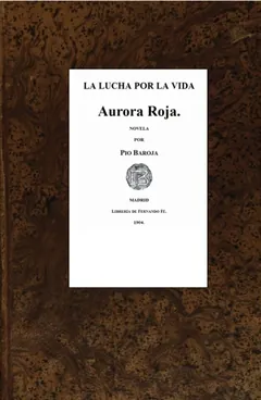 Aurora roja de Pío Baroja, portada del libro