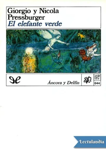 El elefante verde de Giorgio Pressburger, portada del libro