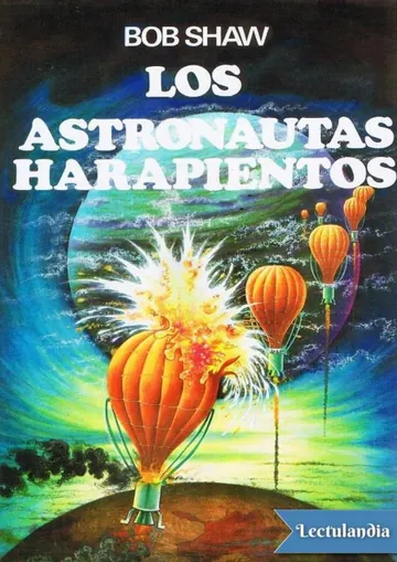 Los astronautas harapientos de Bob Shaw, portada del libro