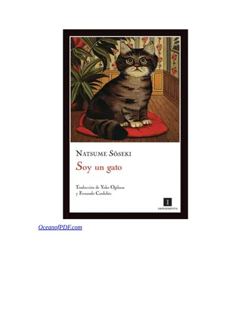 Soy un Gato de Sōseki Natsume, portada del libro