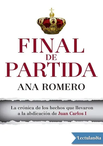 Final de partida de Ana Romero, portada del libro