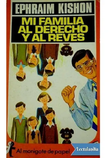 Mi familia al derecho y al revés de Ephraim Kishon, portada del libro
