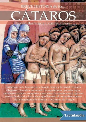 Breve historia de los Cátaros de David Barreras, portada del libro