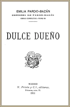 Dulce dueño de Emilia Pardo Bazán, portada del libro