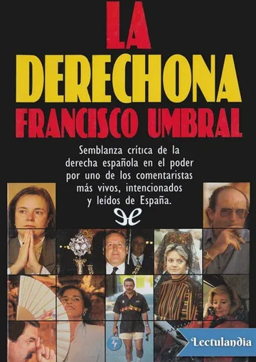 La derechona de Francisco Umbral, portada del libro