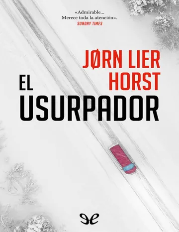 El usurpador de Jørn Lier Horst, portada del libro