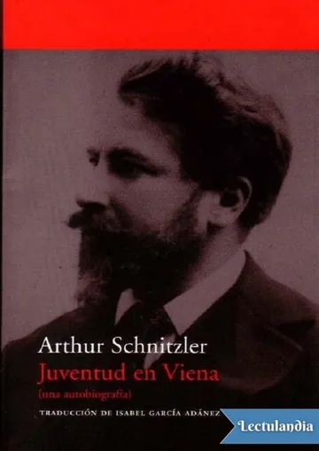 Juventud en Viena de Arthur Schnitzler, portada del libro