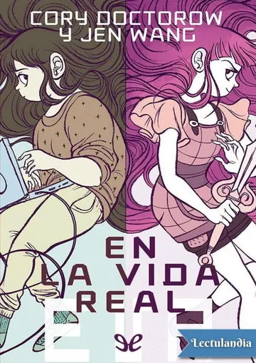 En la vida real de Cory Doctorow, portada del libro