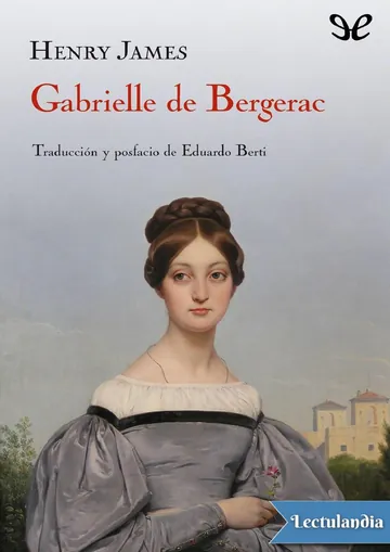Gabrielle de Bergerac de Henry James, portada del libro