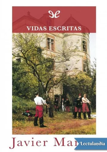 Vidas escritas de Javier Marías, portada del libro