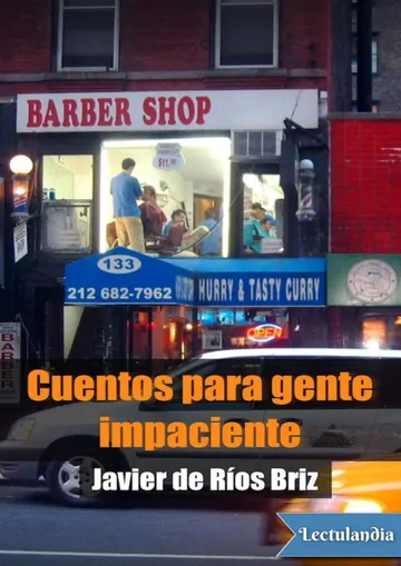 Cuentos para gente impaciente de Javier de Rios Briz, portada del libro