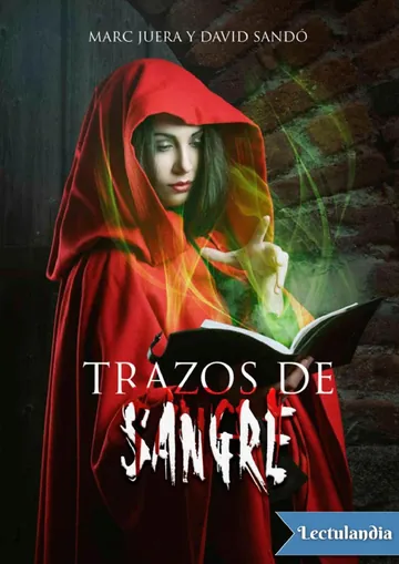 Trazos de sangre de David Sandó, portada del libro