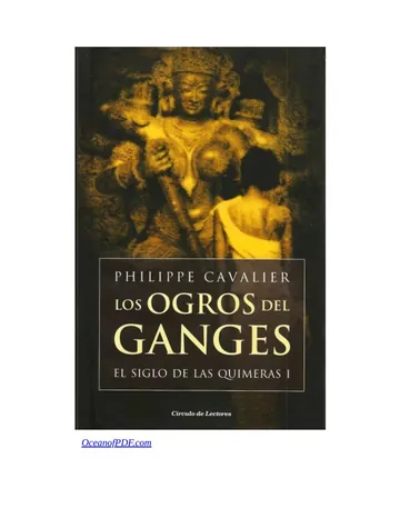 Los Ogros Del Ganges de Philippe Cavalier, portada del libro