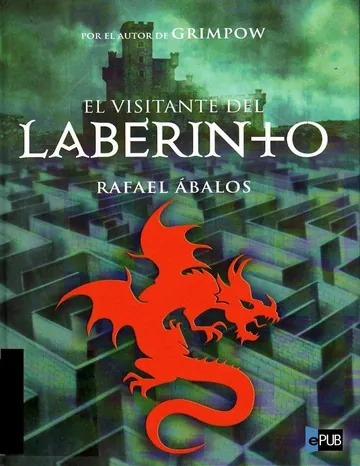 El visitante del laberinto de Rafael Abalos, portada del libro