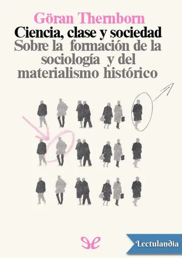 Ciencia, clase y sociedad de Göran Therborn, portada del libro