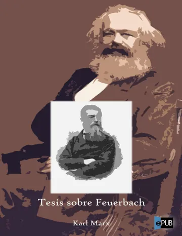 Tesis sobre Feuerbach de Karl Marx, portada del libro