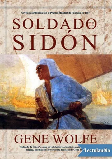 Soldado de Sidón de Gene Wolfe, portada del libro