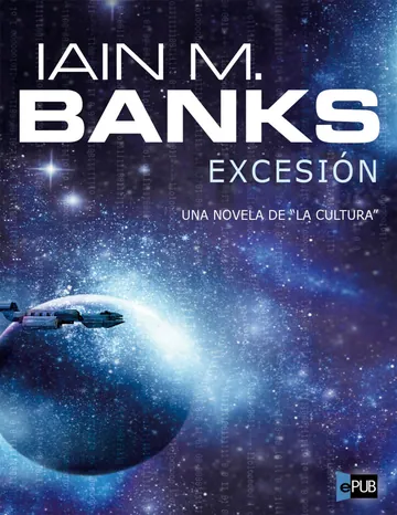 Excesion de Iain M. Banks, portada del libro
