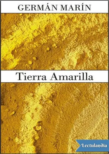 Tierra Amarilla de Germán Marín, portada del libro