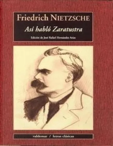 Así Habló Zaratustra de Friedrich Nietzsche, portada del libro