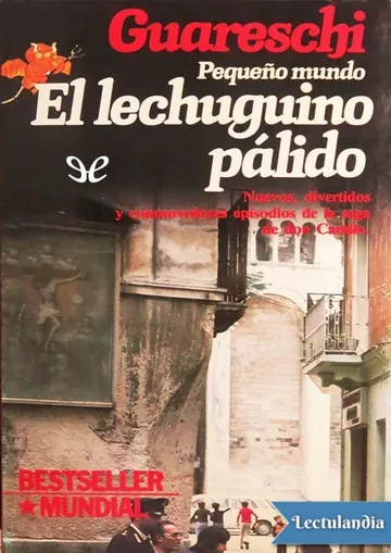 El lechuguino pálido de Giovanni Guareschi, portada del libro