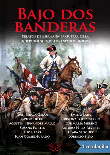 Bajo dos banderas de AA. VV., portada del libro