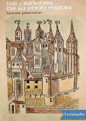 Las ciudades de la Edad Media de Henri Pirenne, portada del libro