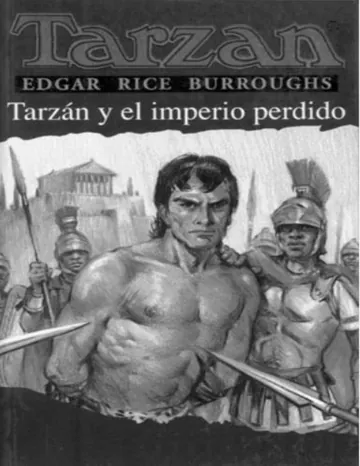 Tarzan y el Imperio Perdido de Edgar Rice Burroughs, portada del libro