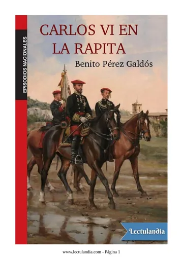 Carlos VI en la Rápita de Benito Pérez Galdós, portada del libro